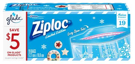 Ziploc Holiday Freezer Bags Medium Canadian Tire