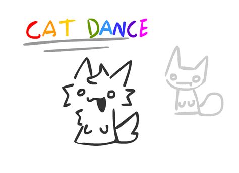 Animated  Dancing Cat