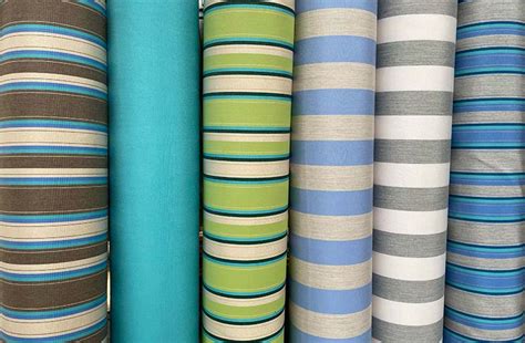 Grey White Stripe Outdoor Fabrics Agora Lines Piedra Solution Dyed