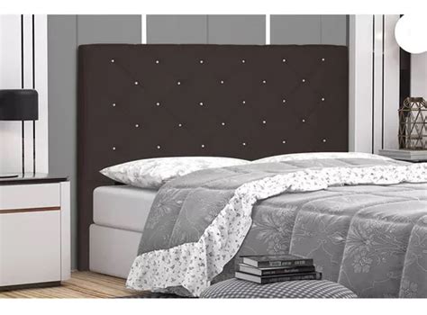 Cabeceira Tania Para Cama Box Queen Cm Suede Caf Mercadolivre