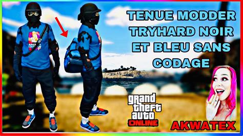 New Avoir Une Magnifique Tenue Modder Tryhard Bleu Sac De