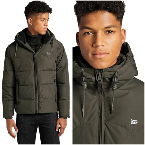 LEE PUFFER JACKET MĘSKA KURTKA ZIMOWA LOGO M 12226808697 oficjalne