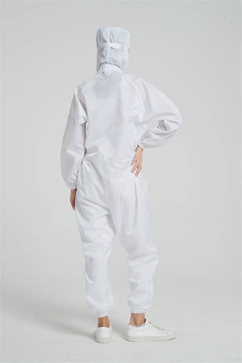 Cleanroom Working Garments Antistatic Coverall China ESD Coverall And