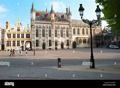 Castle Square And City Hall Historic Centre Of Bruges Unesco World