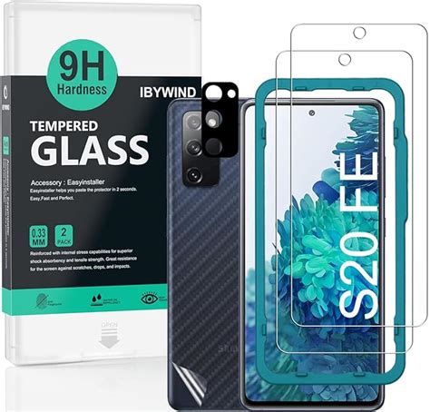 Ibywind Screen Protector For Samsung Galaxy S20 Fe 4g 5g [pack Of 2