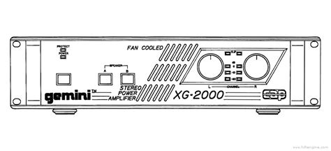 Gemini Xg Stereo Power Amplifier Manual Hifi Engine