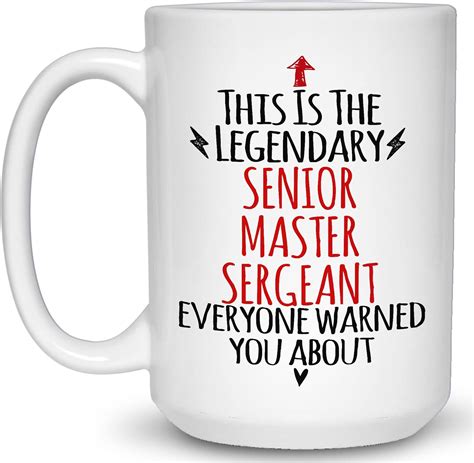 Funny Air Force Senior Master Sergeant Mug Funny Veteran