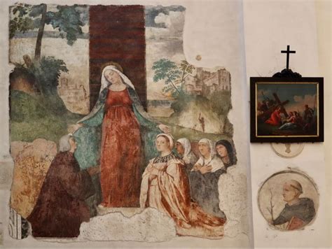 Marcello Fogolino Madonna Della Misericordia Che Protegge I Fedeli