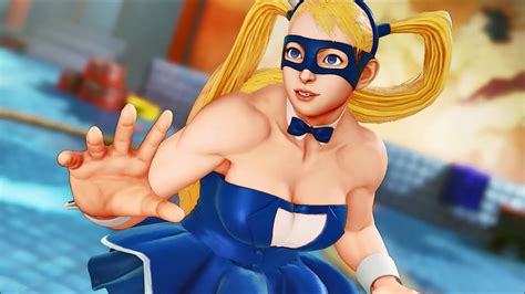 Street Fighter V Ce R Mika Bunny Costume Youtube