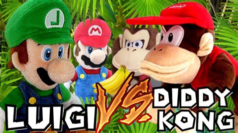 BMB Luigi VS Diddy Kong YouTube