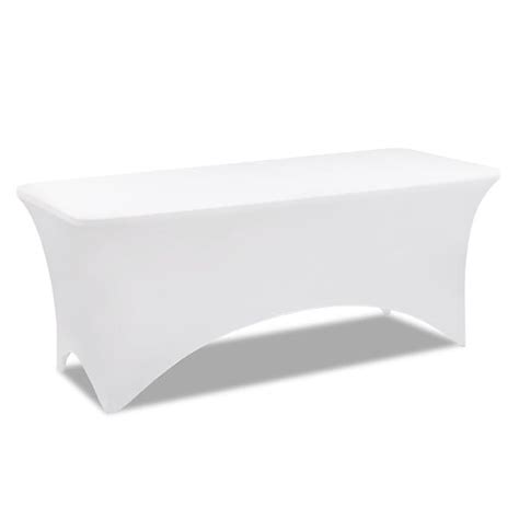 Housse Blanche Pour Table Pliante Cm Bricomarch