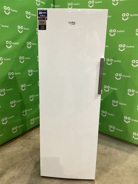 Beko Upright Freezer White E Rated FFP4671W Frost Free LF70817 EBay