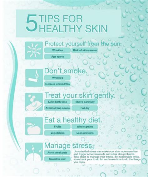 5 Tips For Healthy Skin Healthy Skin Skin Protection Skin