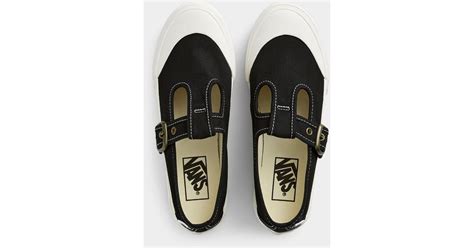 Vans Style 93 Mary Jane Slip in Black | Lyst
