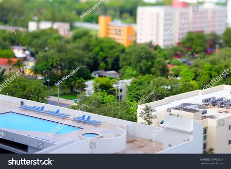 Rooftop Pool Stock Image Stock Photo Edit Now 209935225