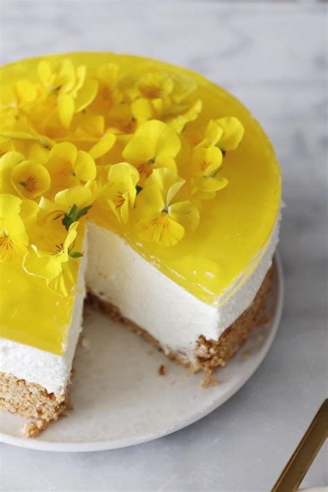 Bagt Cheesecake Med Vanilje Og Passionfrugt Artofit