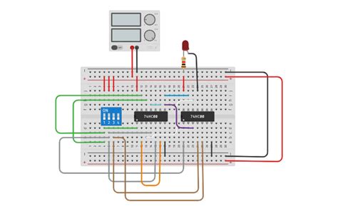 Circuit Design Using Nand Gate Tinkercad