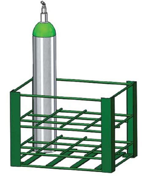 Heavy Duty 12 Oxygen Cylinder Rack Free Shipping