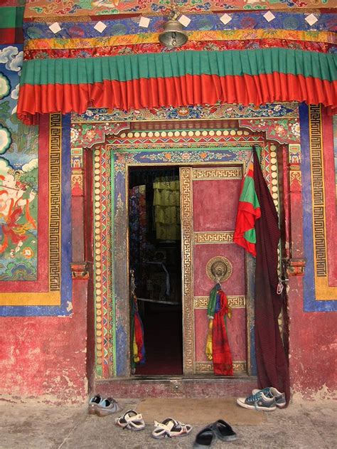 Lamayuru Monastery Laddakh Entrance Doors Doorway India Culture