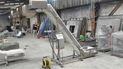 Conveyor Belt Stainless Seel Food Packing Grain Belt Bucket Elevator