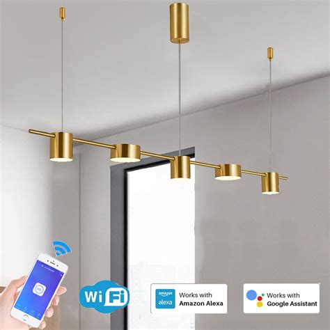 Moderno Led Pendurado Luz Sala De Estar Lustres Mesa Jantar Lustre Teto