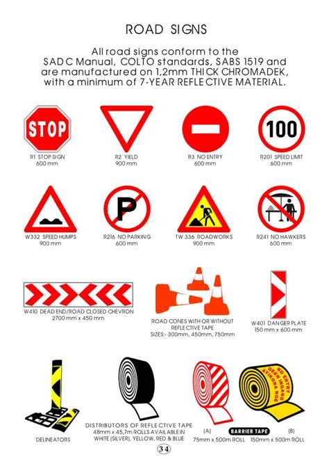 Road and Safety Signs - Dimple Safety