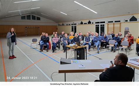 Bürgerversammlung Vorstellung Starkregenvorsorgekonzept Ortsgemeinde