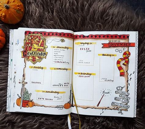 Harry Potter Bullet Journal Spreads That Are Magical Thefab S