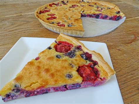 Tarte amandine aux fruits rouges Recettes économiques