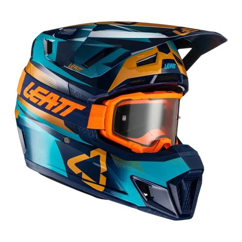 Leatt Helmet Kit Moto V Blue Aomc Mx