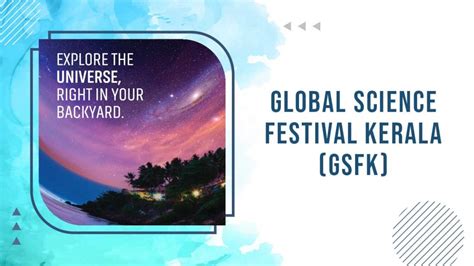 Global Science Festival Kerala GSFK 2024