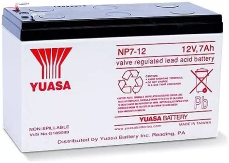 Yuasa Np7 12 12 V 7ah Batería De Ácido De Plomo Sellada Con Envío gratis