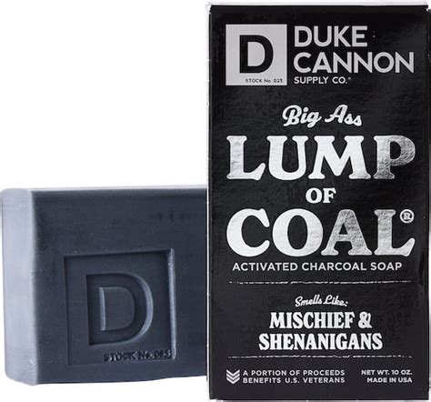 Duke Cannon Big Ass Lump Of Coal Activated Charcoal Soap Black