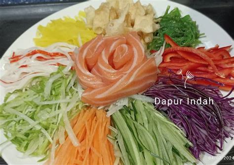 Resep Yee Sang Salad Oleh Indah Noor Leliyah Leni Cookpad