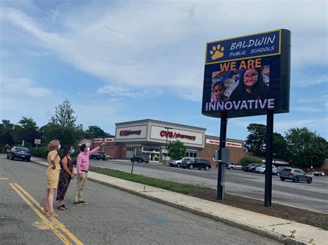 Baldwin School District installs new digital sign | Herald Community ...