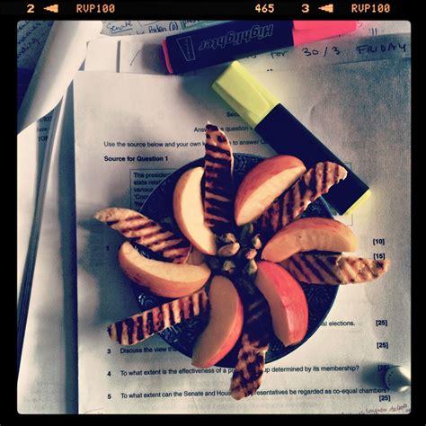 Exam time revision snacks