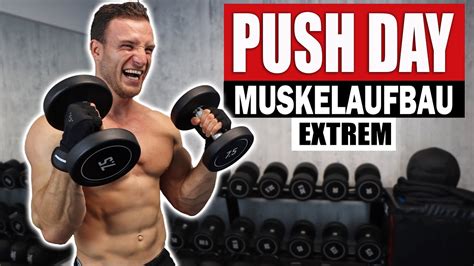 Min Push Day Workout F R Zuhause Mit Kurzhanteln Brust Schulter