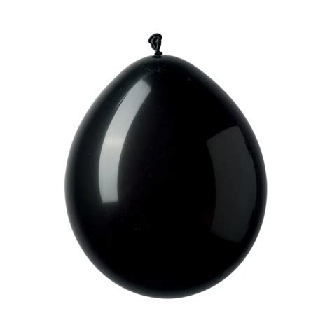 10 BALLONS DECO NOIR 26 CM