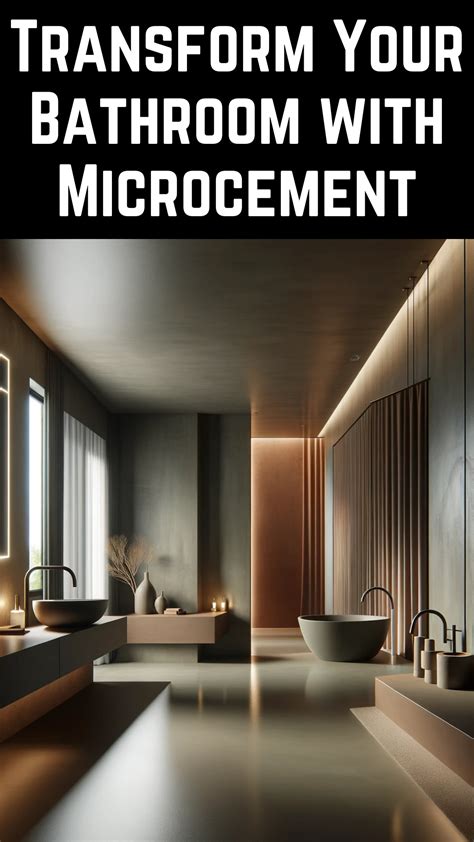 Transform Your Bathroom With Microcement The Ultimate Guide To A Sleek