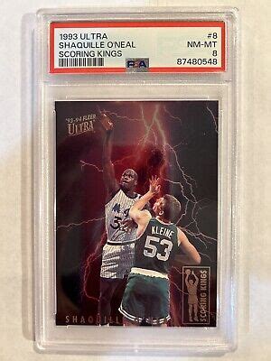 1993 Ultra Scoring Kings 8 Shaquille O Neal PSA 8 EBay