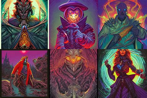 Painting Of A Powerful Warlock By Dan Mumford Stable Diffusion OpenArt