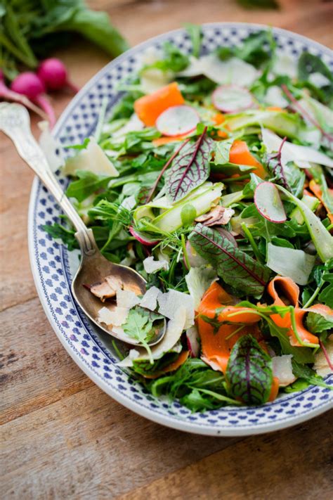 Shaved Vegetable Salad Easy Arugula Salad A Beautiful Plate