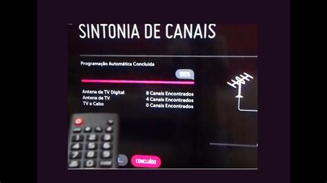 Sintonia De Canal Digital Como Sintonizar A Smart Tv Lg Youtube