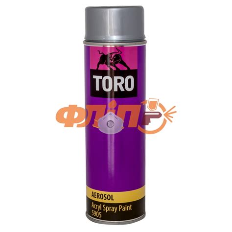 Краска для дисков в баллончике, Toro «серебро», 500 мл
