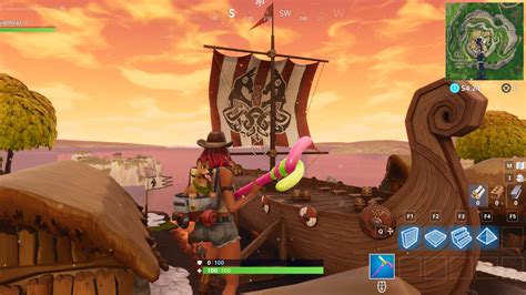 Fortnite Visit A Viking Ship A Camel And A Crashed Battle Bus Locations