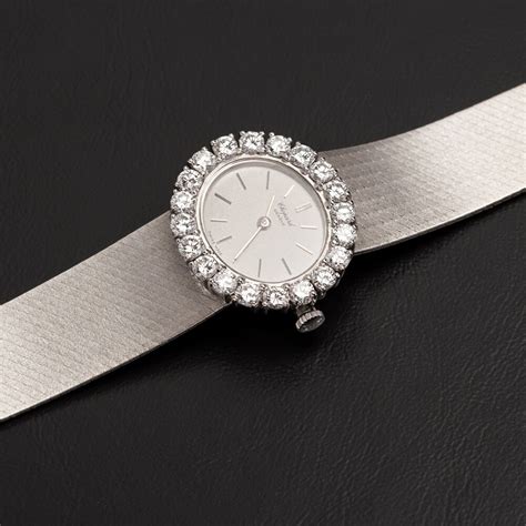 Chopard Diamond Watch 18k White Gold - Etsy