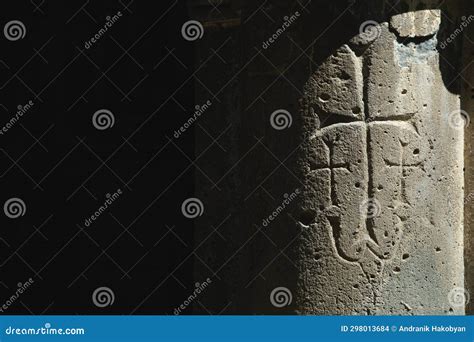 Cross on the Wall of Church Stock Photo - Image of antique, christ ...