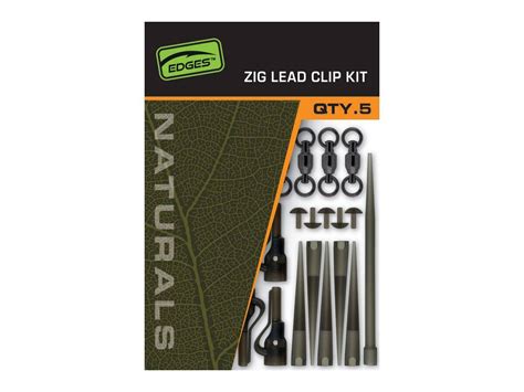 Fox Edges Naturals Zig Lead Clip Kit