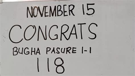 NOVEMBER 15 HOT PASURE 1 1 CONGRATS TARGET STLMIN 256 YouTube