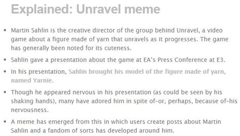 Explained: Unravel meme | Meme Documentation | Know Your Meme